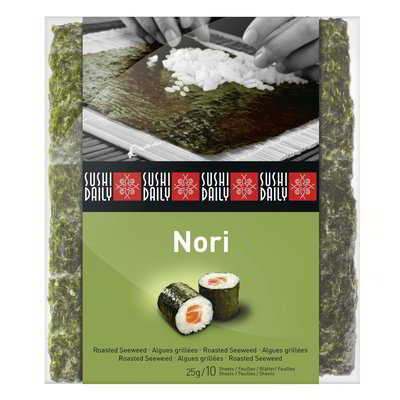 Nori Sushi Daily g 25, 10 fogli