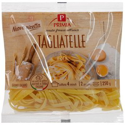 Pasta Fresca All'uovo Tagliatelle Primia g 250