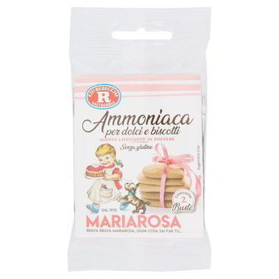 Ammoniaca Per Dolci E Biscotti Rebecchi Mariarosa g 40, 2 buste