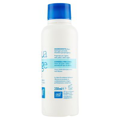 liquido tra polmoni e pleura Acqua Ossigenata Sai ml 250