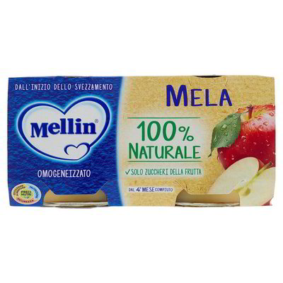 Omogeneizzato Mela Mellin g 100x2