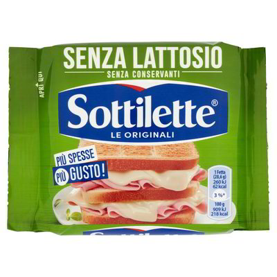 Senza Lattosio Sottilette Le Originali g 200