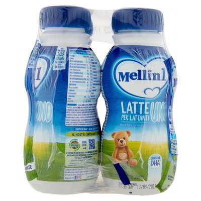 Latte Liquido Per Lattanti Uno Mellin ml 500x4