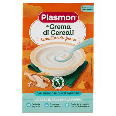 Crema Di Cereali Semolino Di Grano Plasmon g 230