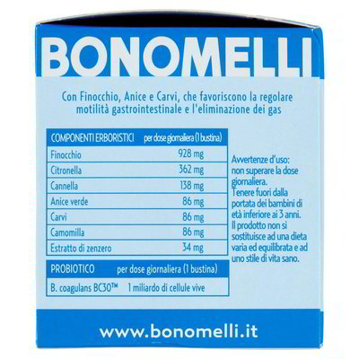 Tisane Con Probiotico Sgonfiante Bonomelli g 20