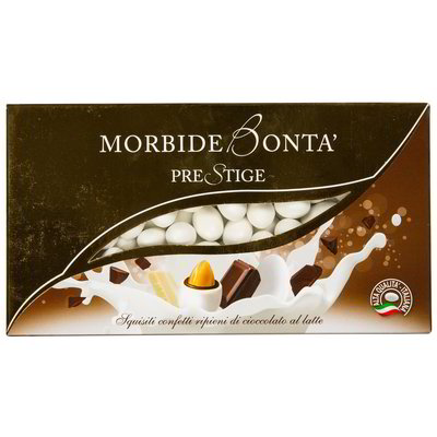 Confetti Bianchi Ripieni Di Cioccolato Al Latte Prestige Morbide Bontà kg 1