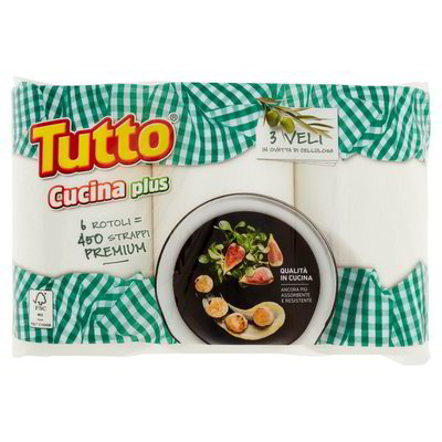 Rotolo Cucina Plus Tutto 6 Rotoli | Iperal Spesa Online
