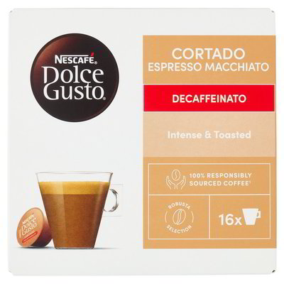 Cortado Espresso Macchiato Decaffeinato Nescafé Dolce Gusto g 99,2